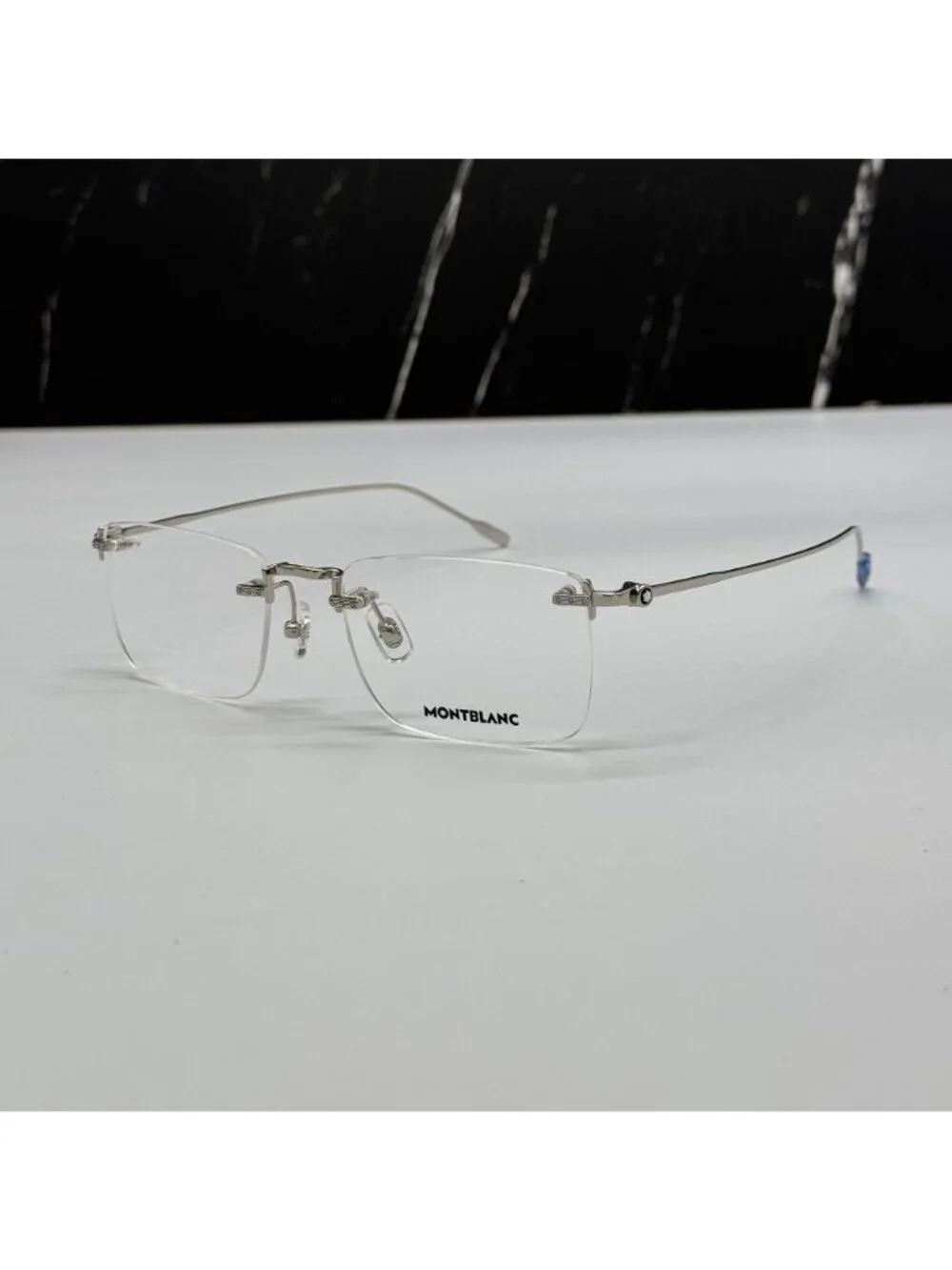 NWT Montblanc Rimless Eyeglasses MB0241O 001